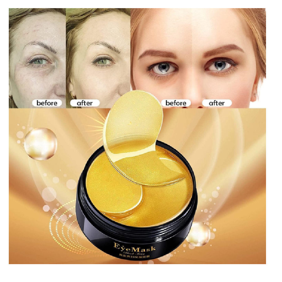 Parche Para Ojeras 24k Colageno 60 Pcs