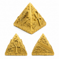 Pyramide Égyptienne Dorée « Ankh de Lumière »