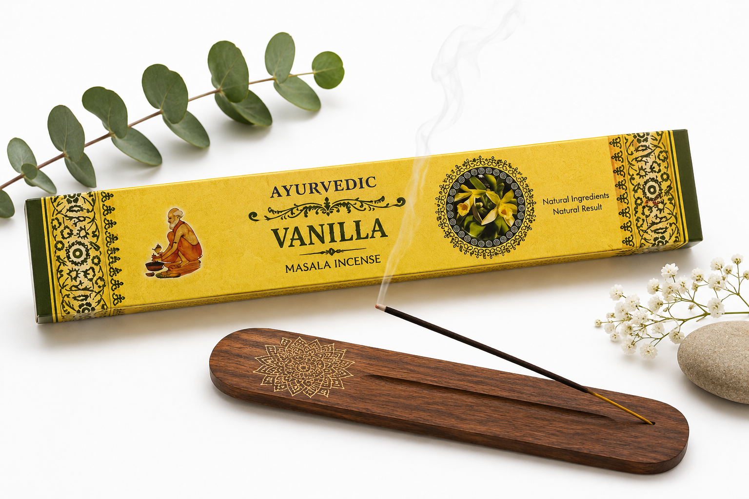 Encens Ayurvedic Vanille – Douceur & Réconfort
