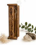 Tour Porte-Encens en Bois Sculpté